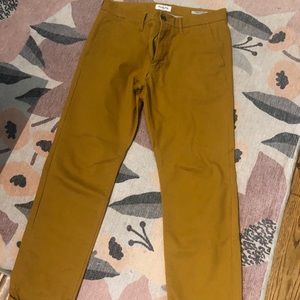 mustard yellow hennepin skinny chino goodfellow